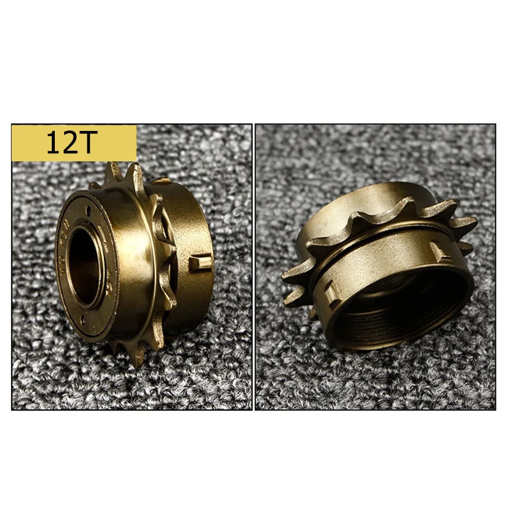 

Bike Single Speed Flywheel 34mm Metric Thread 12 Teeth Bicycle Flywheel Sprocket Bike Repair Accessories