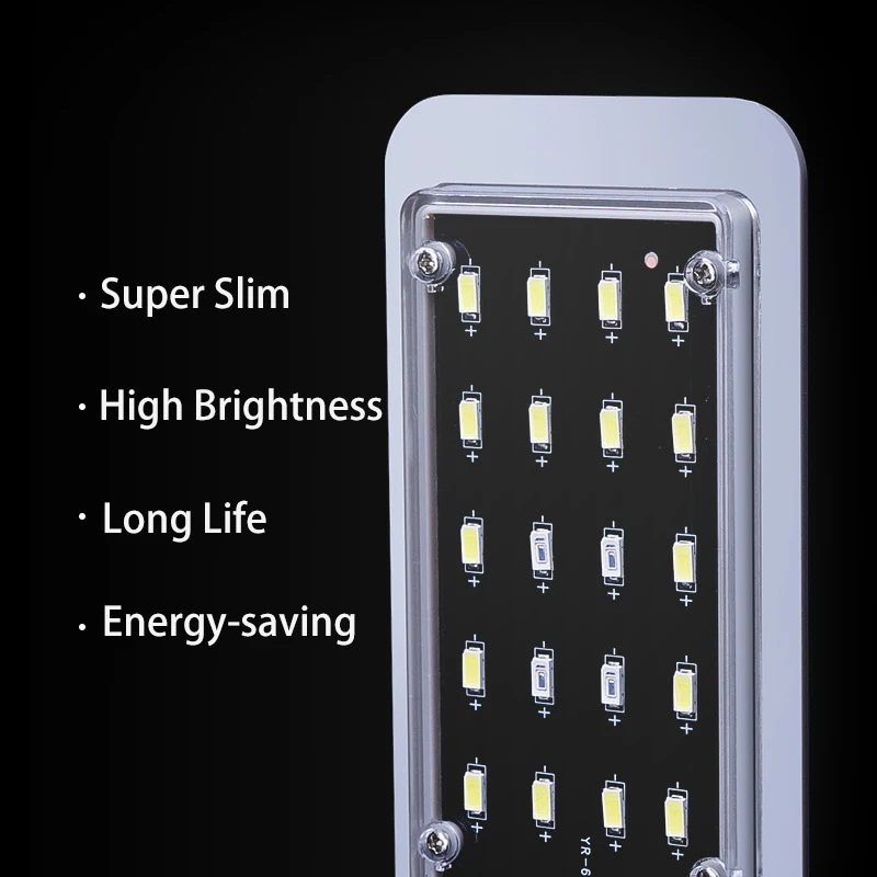 Светодиодная лампа для аквариума прищепчатый светильник Сверхтонкая