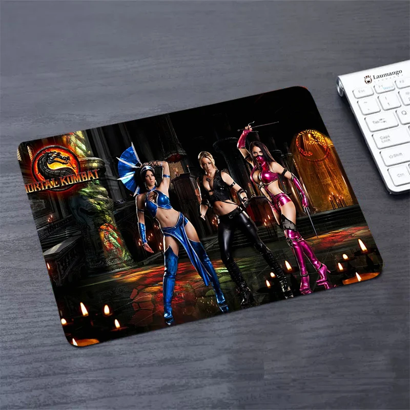 

Mortal Kombat Gamer Desk Pad for Mouse Mousepad Company PC Gamer Cabinet Computer Mat Mausepad Csgo Table Pads Anime Rug Deskpad