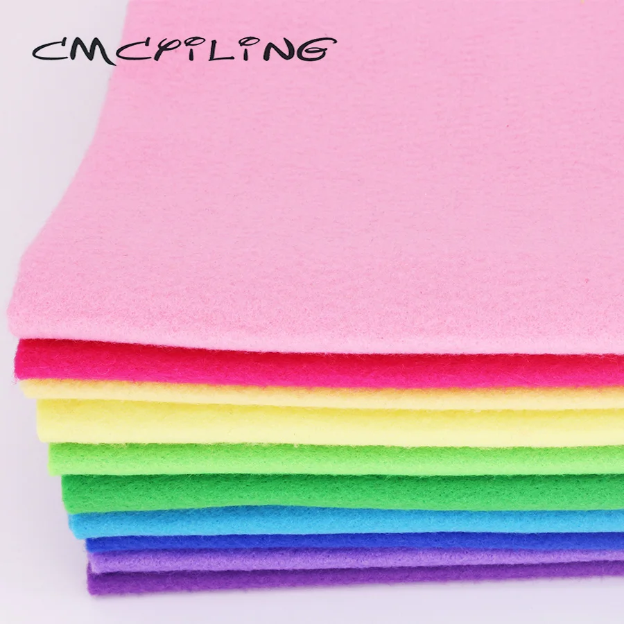Лот CMCYILING 10 шт./лот Лоскутная мягкая войлочная ткань для рукоделия сделай сам