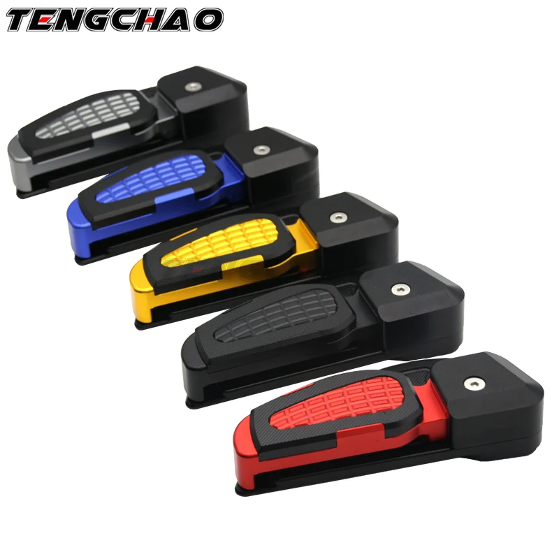 

Для VESPA SPRINT 150 пассажирская Складная Педаль Vespa Primavera Складная подставка для ног 150 2017 2018 аксессуары для мотоциклов Задняя педаль