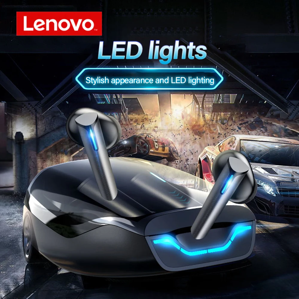 Игровая bluetooth-гарнитура Lenovo xg02 tws с низкой задержкой беспроводные наушники