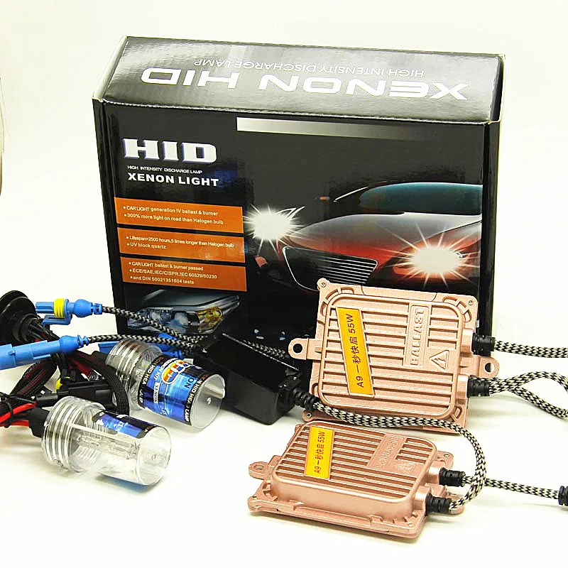 Ксенон 55 Вт H4 Высокий Низкий Авто hid один луч H1 H7 H11 9005 9006 880 881 HID комплект передних