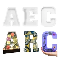 1pc a z letter silicone molds alphabet epoxy resin mold for diy birthday party wedding christmas decoration crafts casting tool