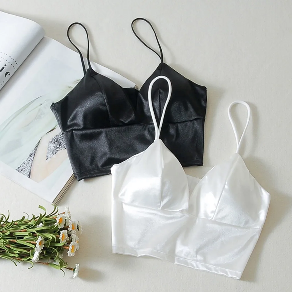Сексуальное нижнее белье Модный женский укороченный топ подкладки сексуальный