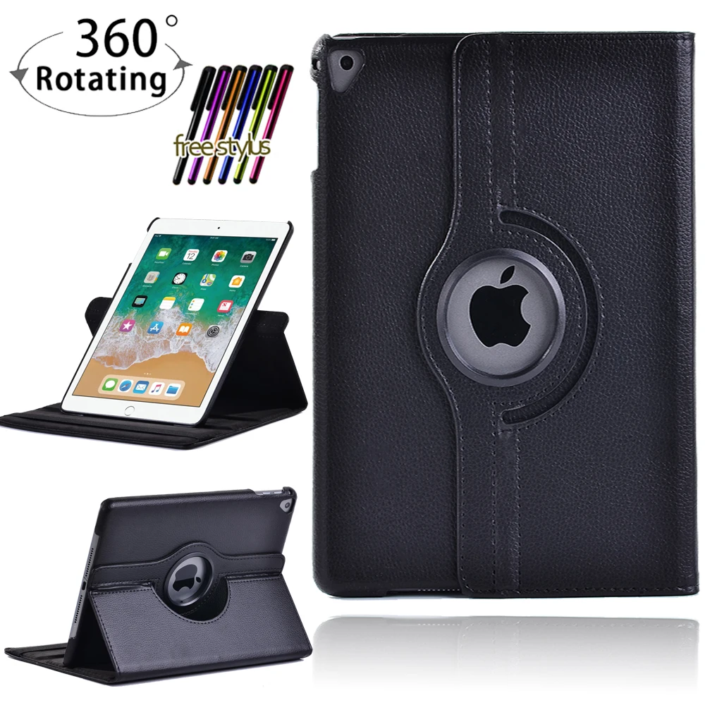 

360 Rotating Tablet Cover for Apple Ipad 5/6/iPad Air 1/2/iPad Pro 9.7 Inch with Auto Wake Up Sleep Flip Leather Stand Case