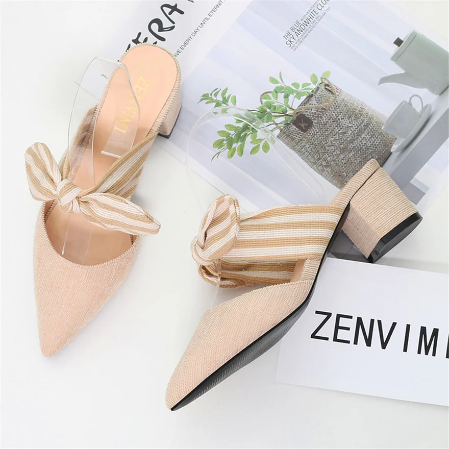 Женские туфли лодочки с бантиком черные абрикосовые вельветовые без задника