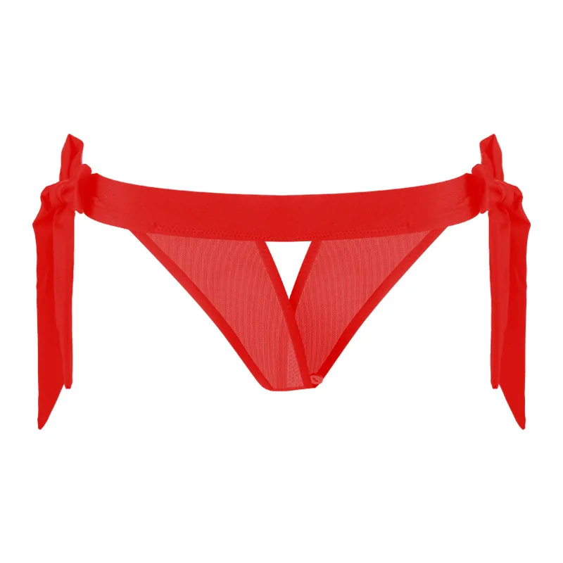 Plus Size Women Underwear Womens Fashion Panty Sexy See Through Transparent Panties Lingerie Open Crotch Crotchless Low-Rise |