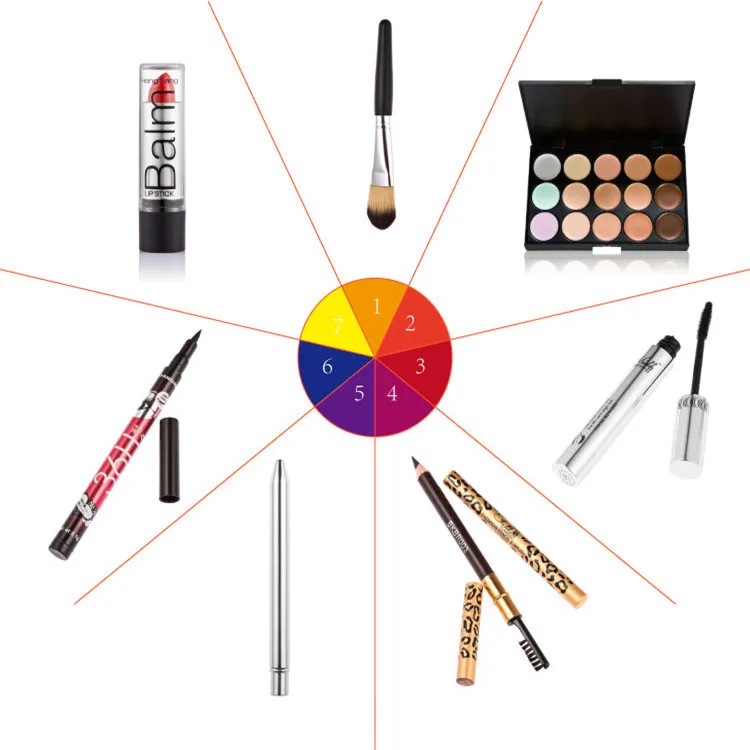 Makup набор инструментов должно быть включает в себя консилер палитру крем для