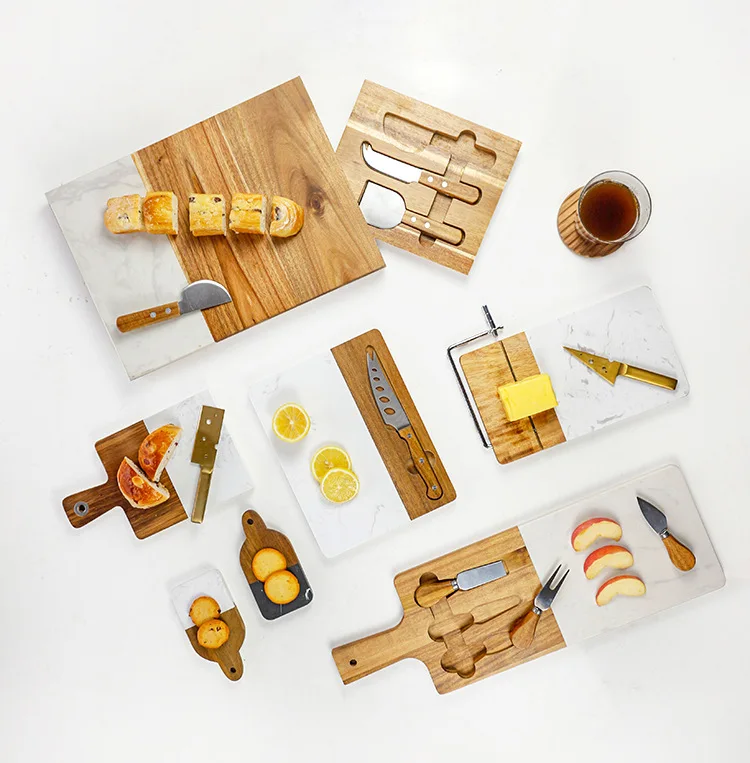 

Деревянная кухонная разделочная доска Konco, разделочная доска для мрамора, кухонная еда, пицца, кухонная плитка для резки