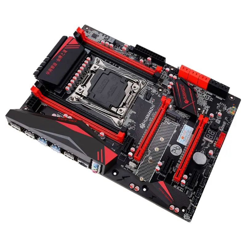 Huananzhi материнская плата X99 с M.2 NVMe слот LGA2011 3 DDR3 4 канала 4xusb 0 10xsata Порты|Материнские