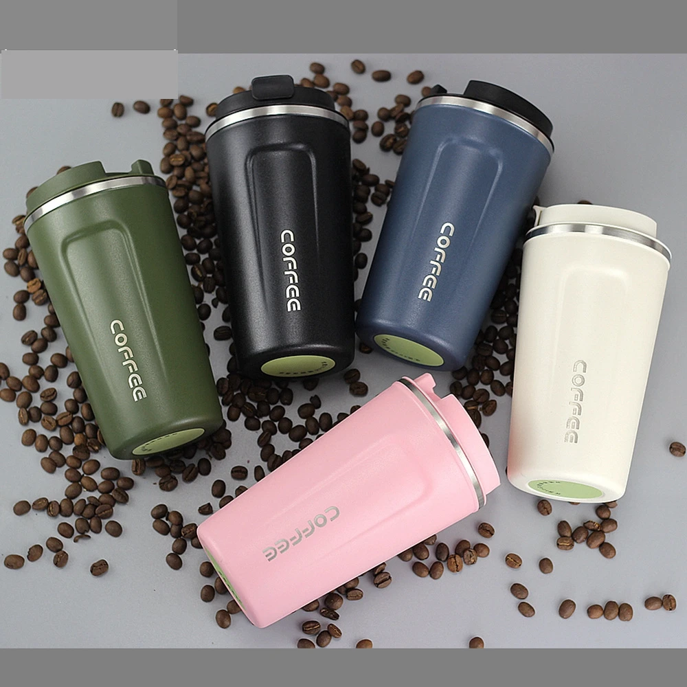 

Автомобильная Термокружка, портативная, из нержавеющей стали, с двойными стенками