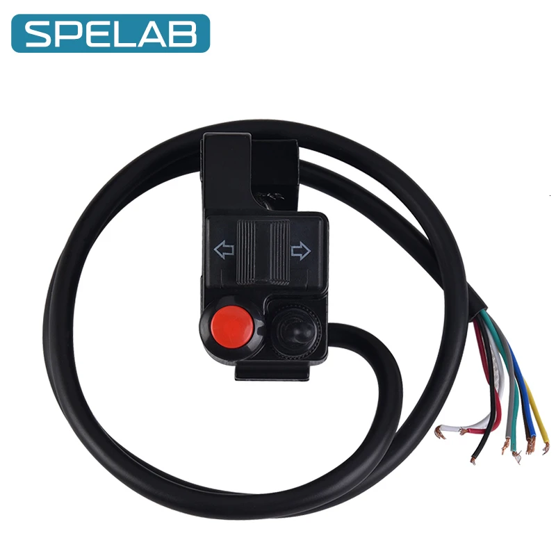 SPELAB крепление на руль мотоцикла квадроцикла 22 мм 7/8 &quot кнопка поворота левый свет