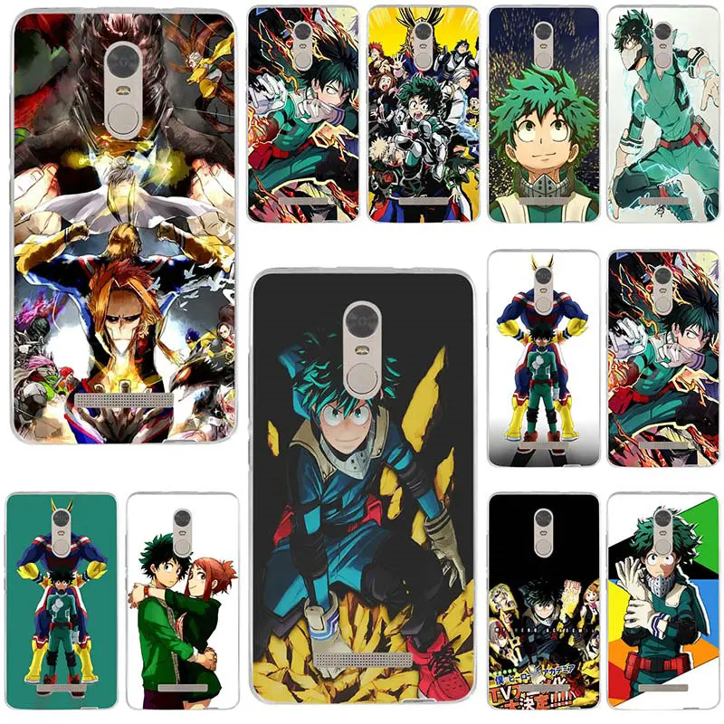 Чехлы для телефонов с рисунком из аниме Моя геройская Академия Xiaomi Mi Redmi Note 3 S 4 4X 4A