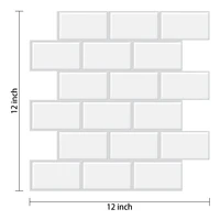wodecor thickness wall tile peel and stick bathroom waterproof backsplash interior decoration easy to cut wall tiles