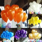 Оранжевые латексные воздушные шары 1012 дюймов, надувные шары, украшение для Хэллоуина, свадьбы, вечеринки, дня рождения, детский праздник для будущей мамы, плавающие игрушки