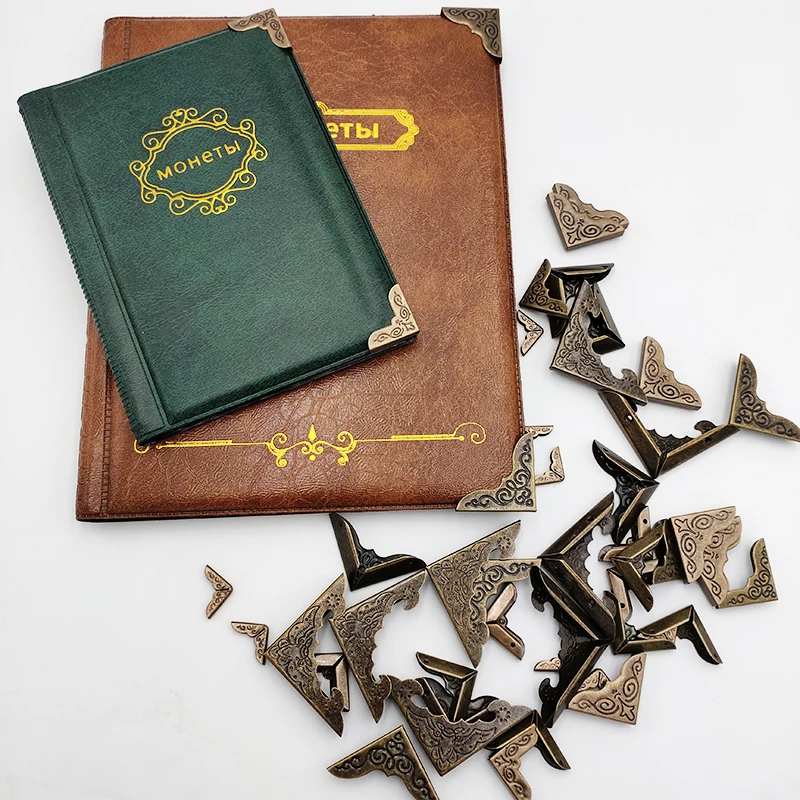 

8 шт., металлические уголки для блокнотов