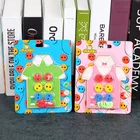 Детские Обучающие пазлы по методике Монтессори, деревянные Пришивные пуговицы, игрушки для самостоятельной сборки, обучающие игры для детского сада, подарок для малышей