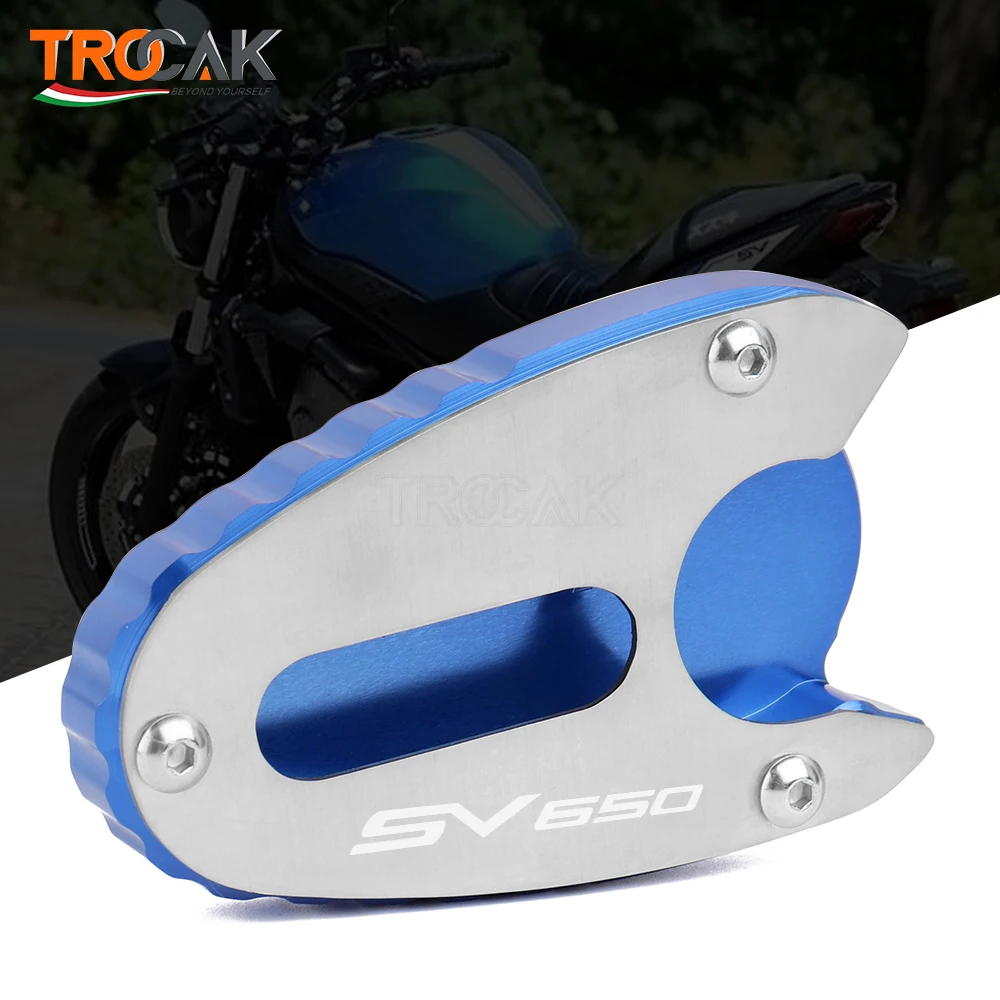 

For Suzuki SV 650/650X SV650 SV650X Gladius SFV 650 SFV650 Kickstand Extension Foot Side Stand Enlarger Plate Pad