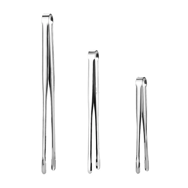 3-Size Barbecue Food Tong Non-Slip Cooking Clip Stainless Steel Portable Picnic Tweezer Salad Steak Clamp Kitchen Gadgets | Дом и сад