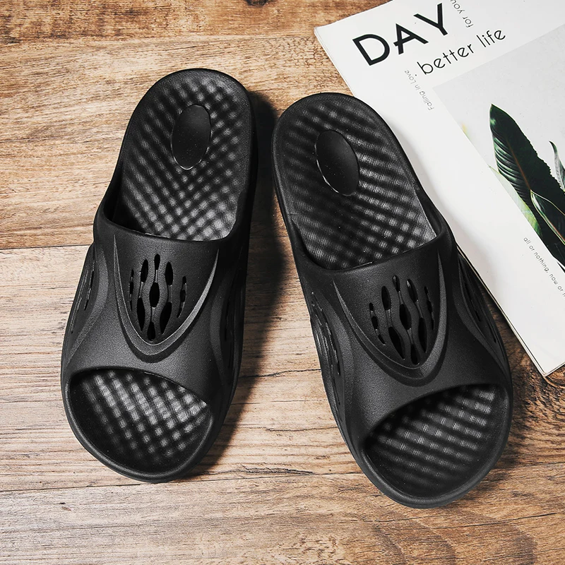 

2021 Luxury Brand Slippers Men's Shoes Slippers Indoor House Slippers Graffiti Casual Beach Slippers EVA Quality Cartoon Shoes