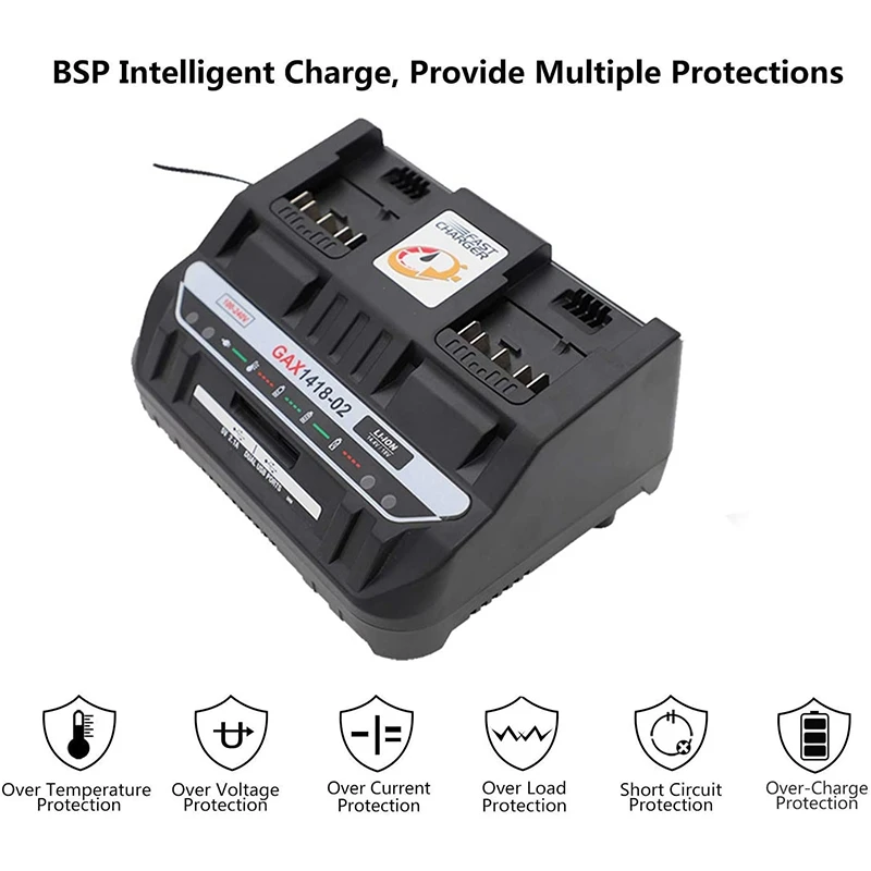 

Charger for 14.4V-18V Electrical Drill Li-Ion Battery BAT609 BAT609G BAT618 BAT618G BAT614