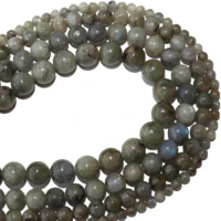 free shipping natural stone gray labradorite stone round beads 4 6 8 10 12 mm pick size for jewelry making diy bracelet necklace