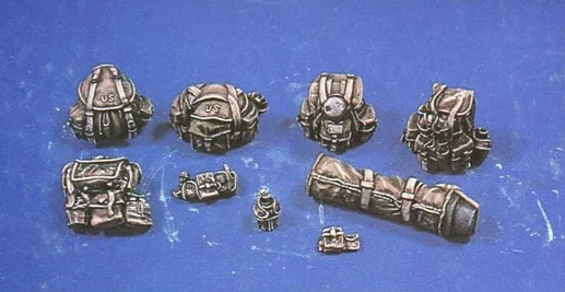 

1/35 Resin Model Backpacks For US Army Military Soldiers,VERLINDEN #368 Unassembled Uncolored