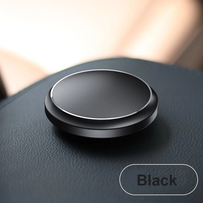 black case Летающая тарелка, элегантный освежитель воздуха для автомобиля, духи, крепление на приборную панель, липкая основа, твердый парфюм, торт, авто, украшение интерьера, Decoraiton - Название цвета: black case