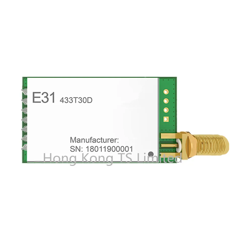 Радиочастотный Модуль UART 30dBm (1 Вт) дальность действия 6000 м AX5243 433 МГц SI4438/4463/CC1101 ultra