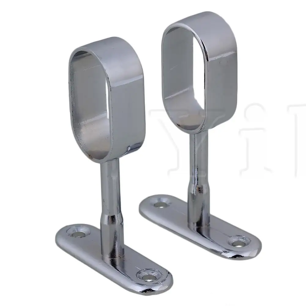 

2x цинковый сплав хромированный 16 мм Овальный подвесной фланец