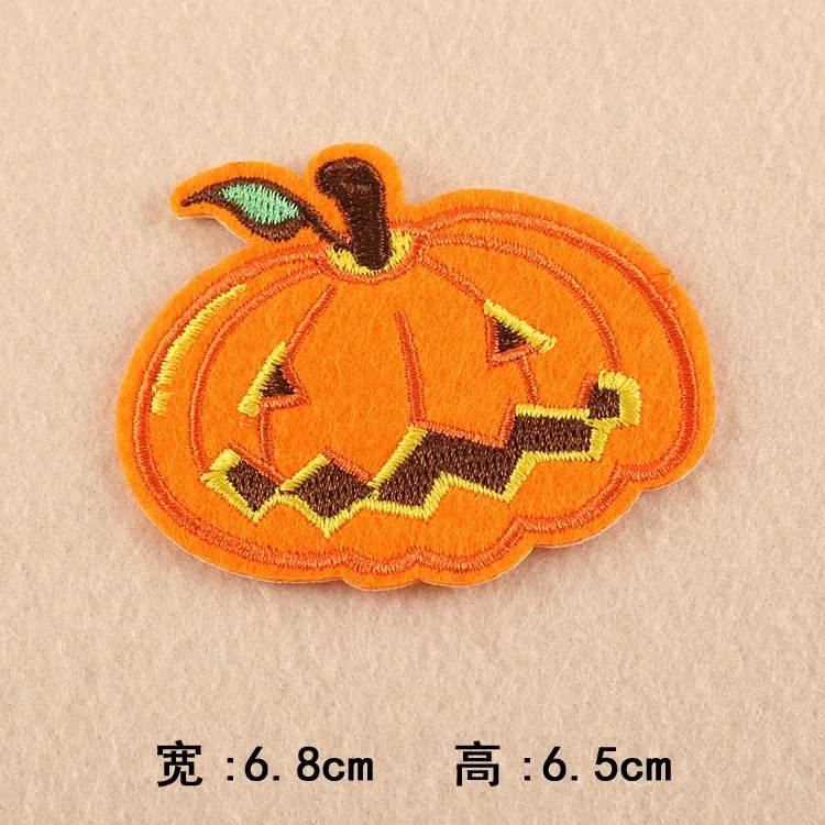 1 шт. Hallowmas тыквы вышитые для одежды DIY декоративный куртка чехол аппликация