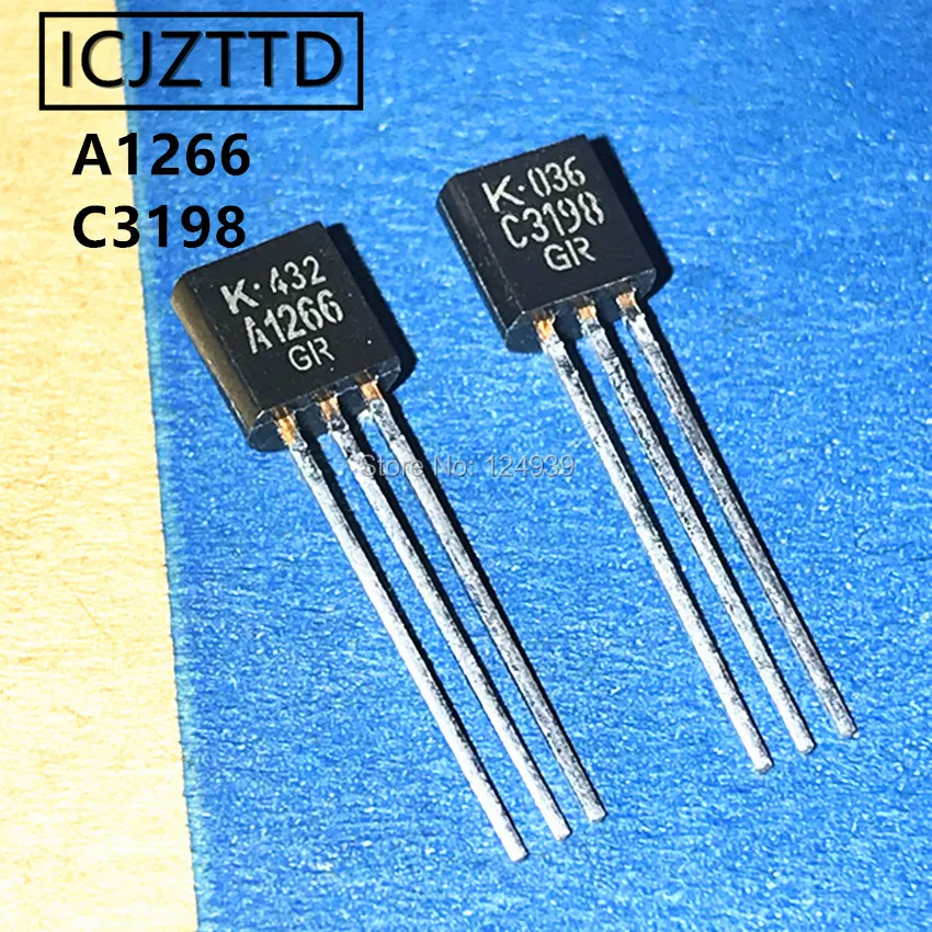 KTC3198 GR KTA1266 Новый оригинал TO 92 C3198 A1266 C3198GR A1266GR 2SC3198 2SA1266|Индукторы| |