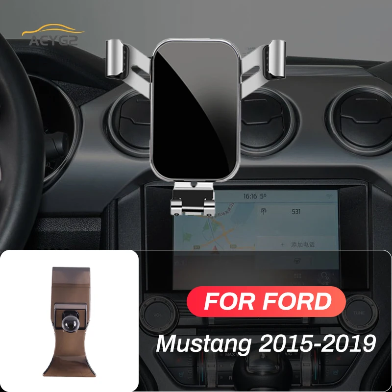 

Автомобильный мобильный телефон держатель для Ford Mustang 2015 2016 2017 2018 2019, устанавливаемое на вентиляционное отверстие в салоне автомобиля на вы...