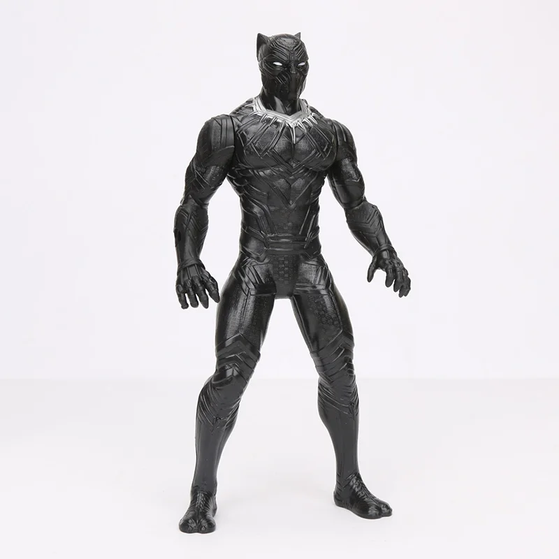 E5556 PANTHER NO BOX Классические 32,5 см игрушки Marvel Мстители 4 Человек-паук Черная пантера Железный человек Капитан Америка ПВХ Фигурки коллекционные куклы - Цвет: E5556 PANTHER NO BOX