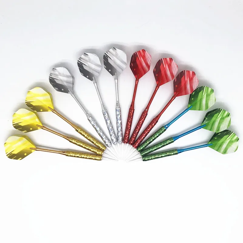

8Pcs/12Pcs nylon soft tip dart 14g professional dart high quality indoor dart throwing game party entertainment