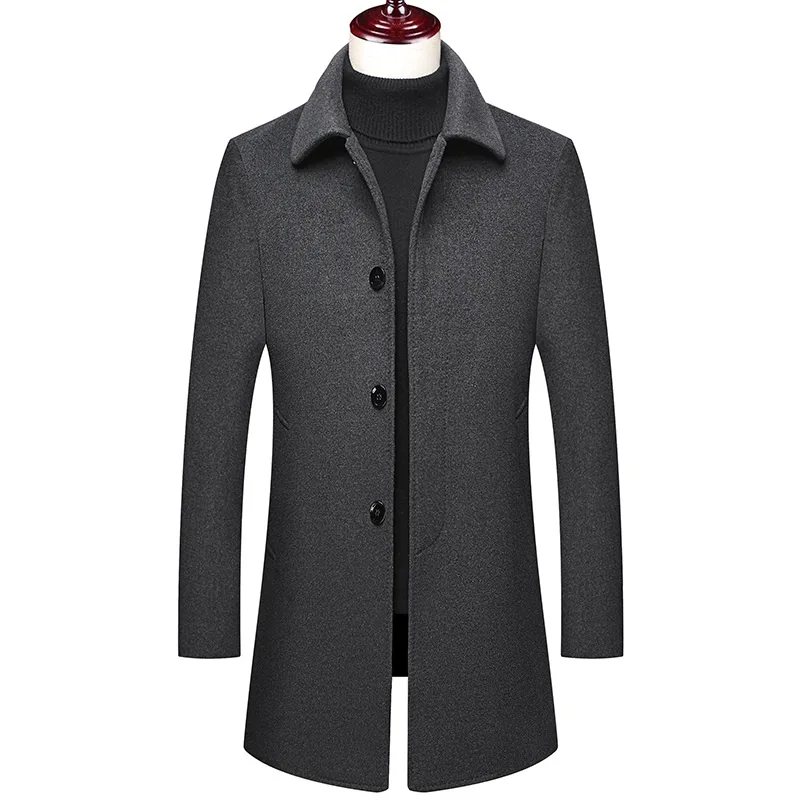 

2020 winter new arrival thicked coat men,Down Liner Detachable wool trench coat men,men's 80% white duck down jackets