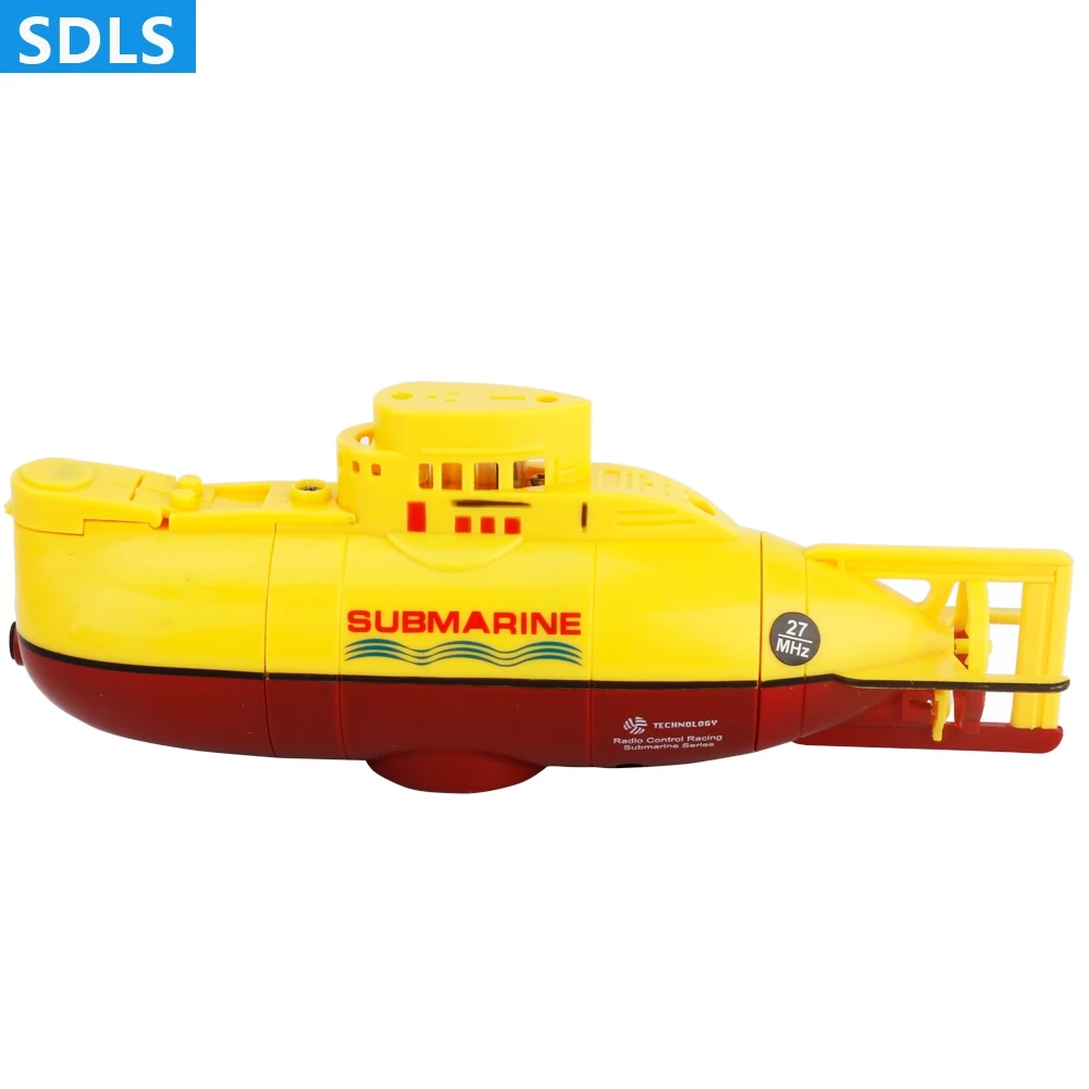 RC Мини Subamarine лодки с дистанционным управлением светодиодный подсветкой один