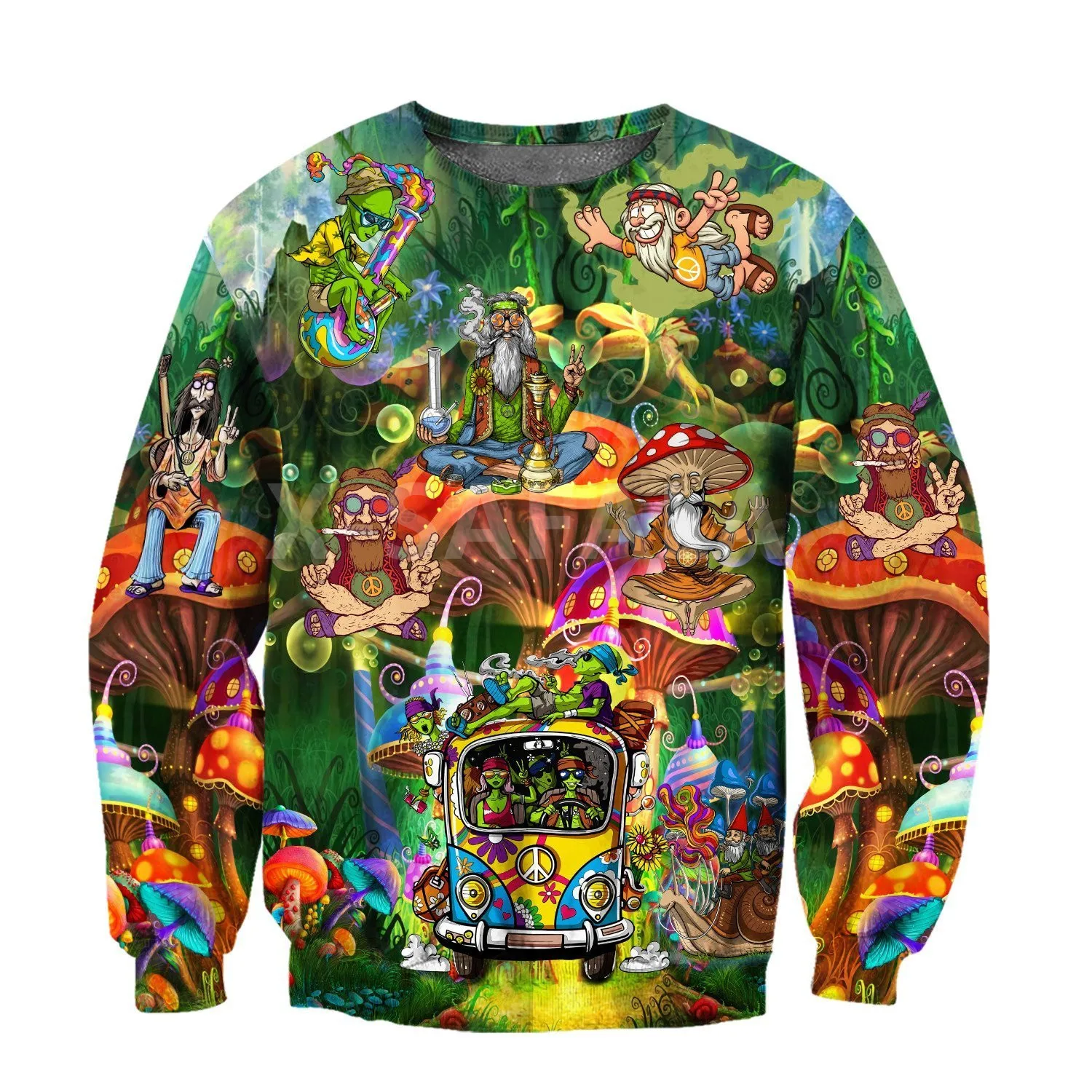 

LIFE OF HIPPIE GUYS Colorful 3D Print Spring Hoodie Man Women Harajuku Outwear Zipper Pullover Sweatshirt Casual Unisex style-1