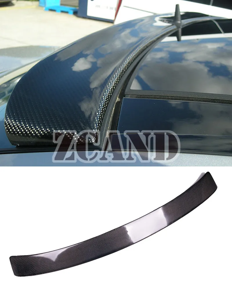 L Стиль Настоящее углеродное волокно спойлер на крышу подходит для Mercedes Benz W221 S CLASS