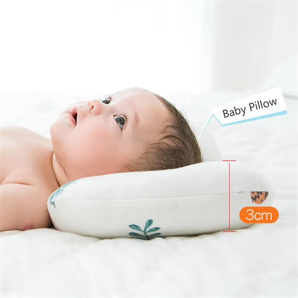 Warmom-coj&iacute;n moldeador para beb&eacute; reci&eacute;n nacido, almohada lavable para dormir, soporte para el cuello, para lactancia infantil-3