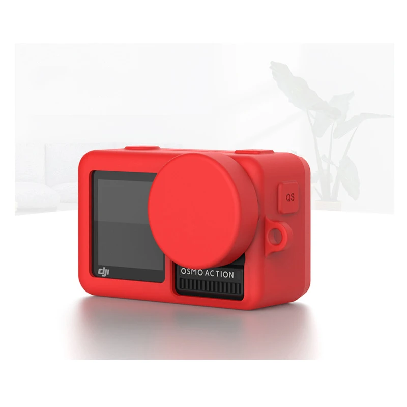 Мягкий силиконовый защитный чехол + Защитная крышка для объектива DJI Osmo
