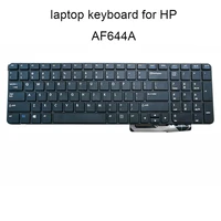 new replacement keyboards for hp af644a us blue with frame screw post notebook keyboard laptop parts mp 11n13u4 6571 original