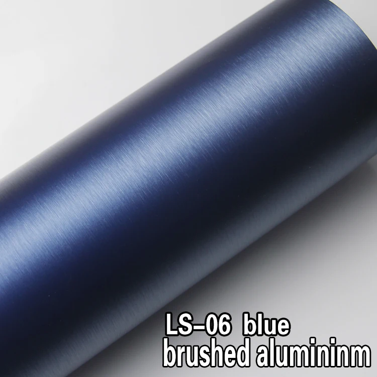 

New Design 1.52x18m brushed aluminum film sticker