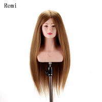 100 real human hair mannequin head doll 22 blonde great quality natural hair hairdressing dolls head for beauty salon