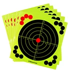 12-дюймовые бумажные наклейки для стрельбы, приклеивающиеся мишени для реактивности, наклейки для прицела, пистолеты, Аксессуары для тренировок и охоты