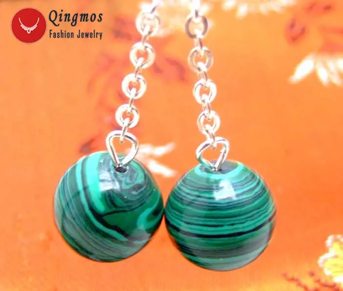 Женский комплект из колье и серёг с подвеской 14 мм | Украшения аксессуары