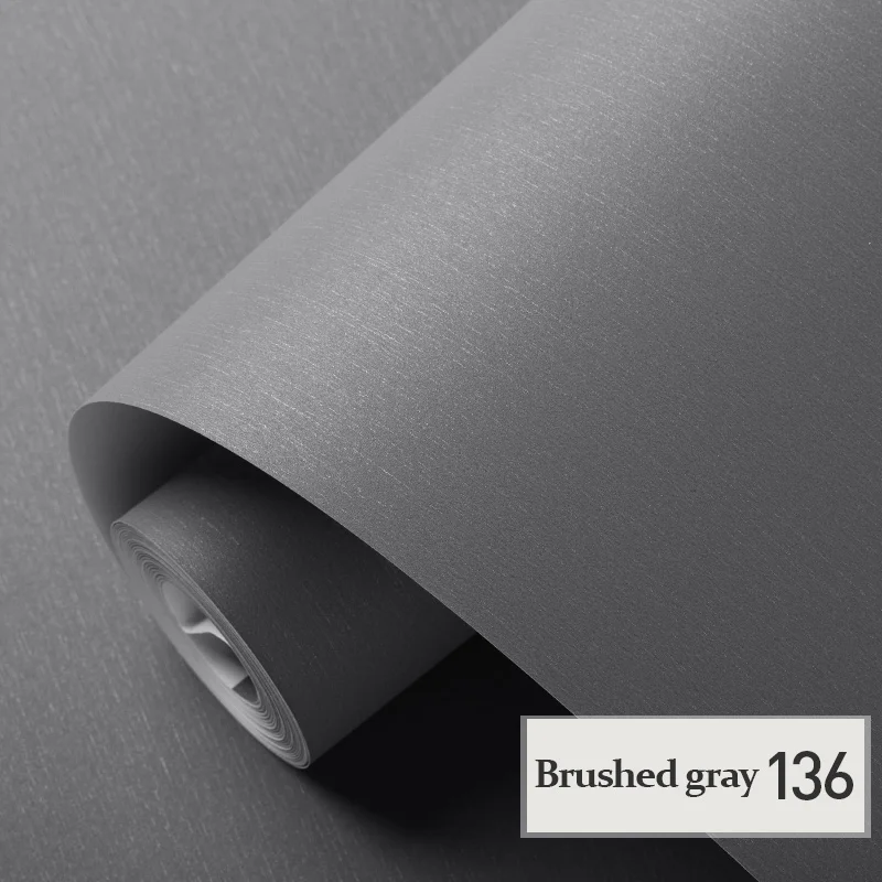 

[Waterproof and antifouling] Nordic style Lead Grey Jade wallpaper simple plain color bedroom living room background wallpaper