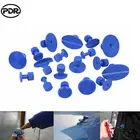 PDR клеевые вкладки 18 шт. синие клеевые прокладки для автомобильного тела, инструменты для ремонта вмятин, клеевые вкладки, грибковые присоски, присоски