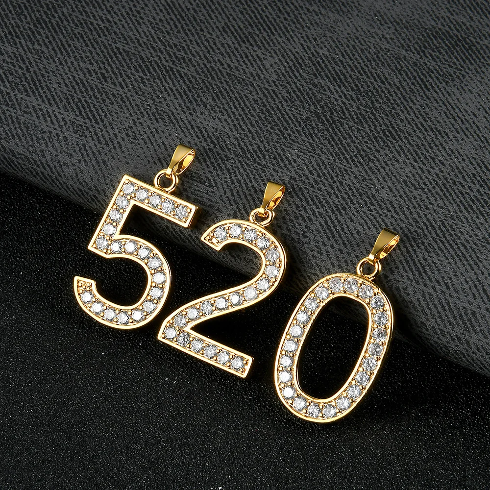 Ожерелье в стиле хип-хоп для мужчин и женщин украшение с буквами-пузырьками AAA